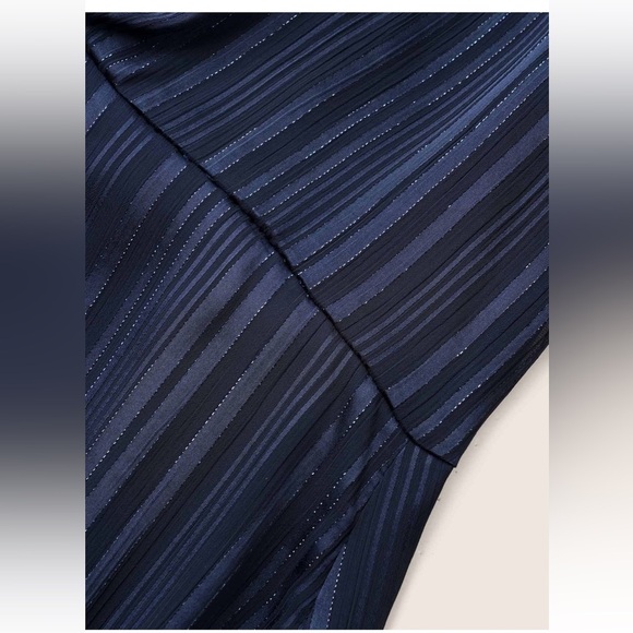 BloomChic Plus Size 2XL Textured Chiffon Mesh Patchwork Ruched Dress us18-20 - Picture 5 of 8